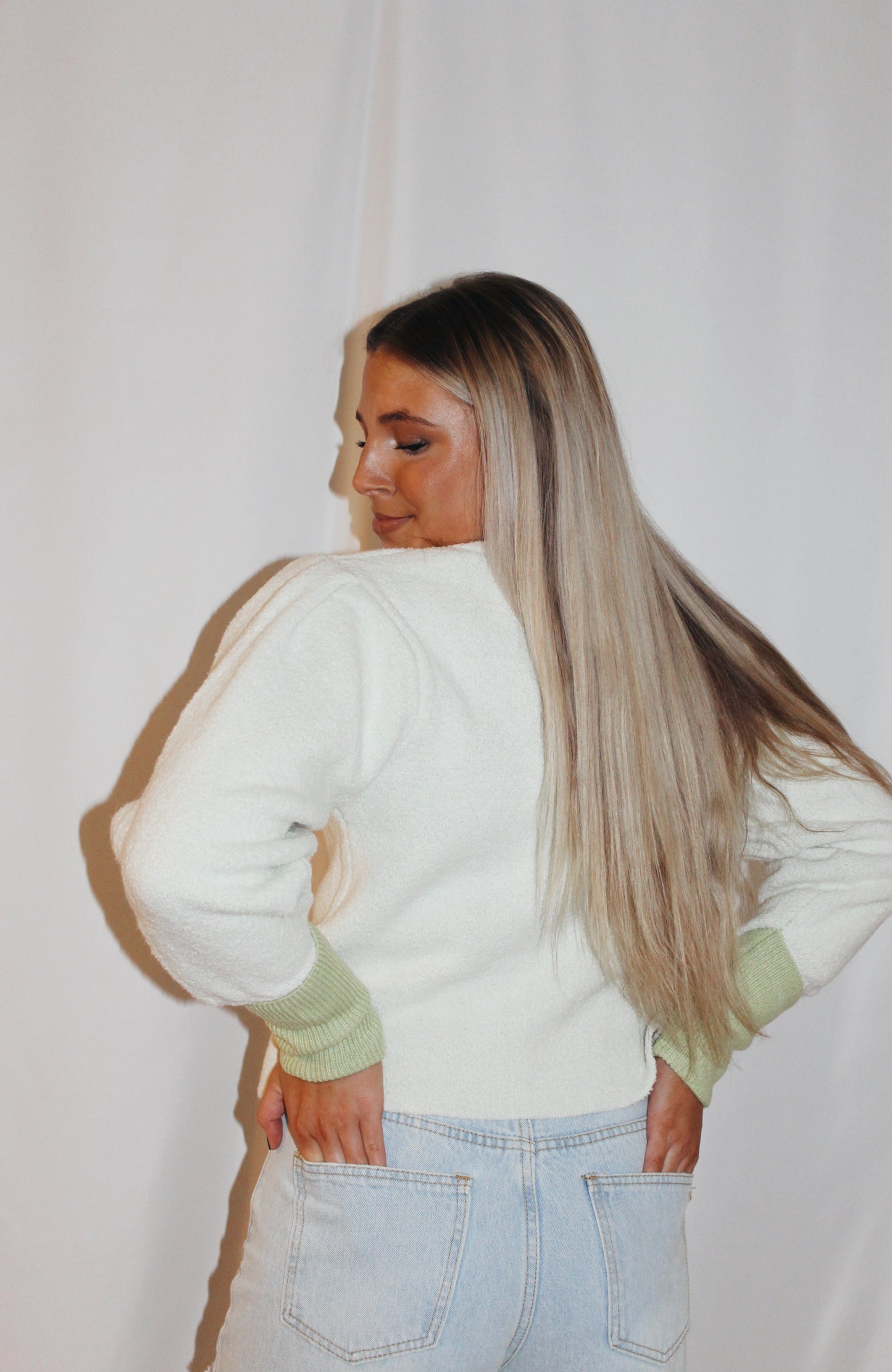 Hint of Lime Sweater
