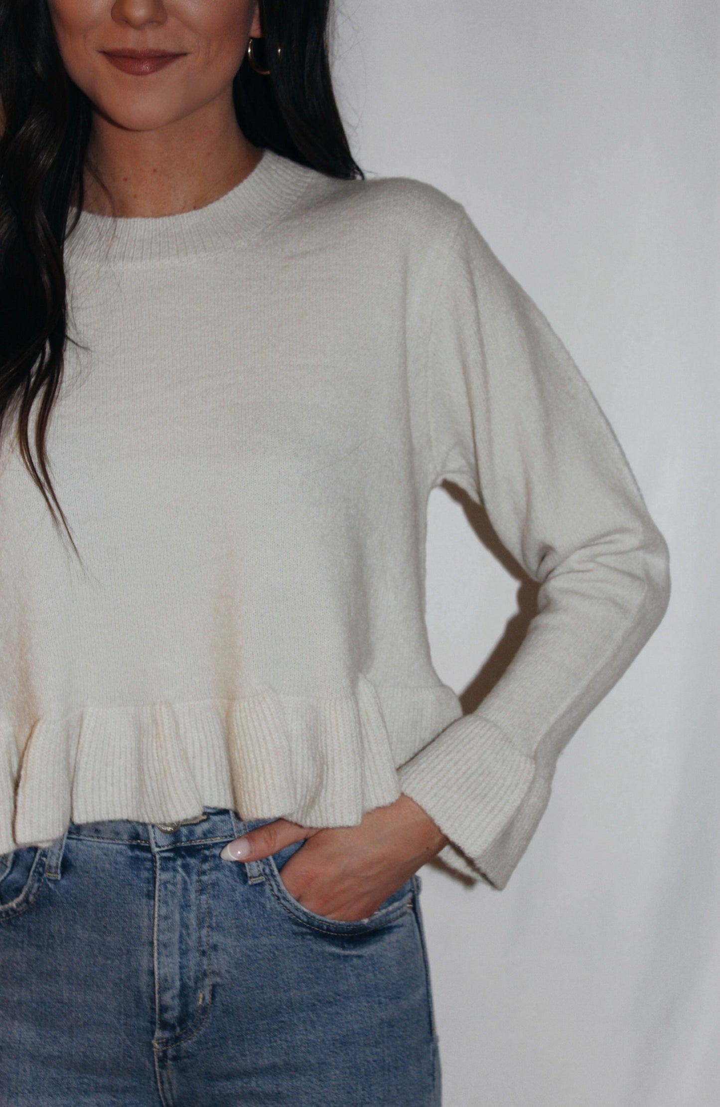 Frill Sweater