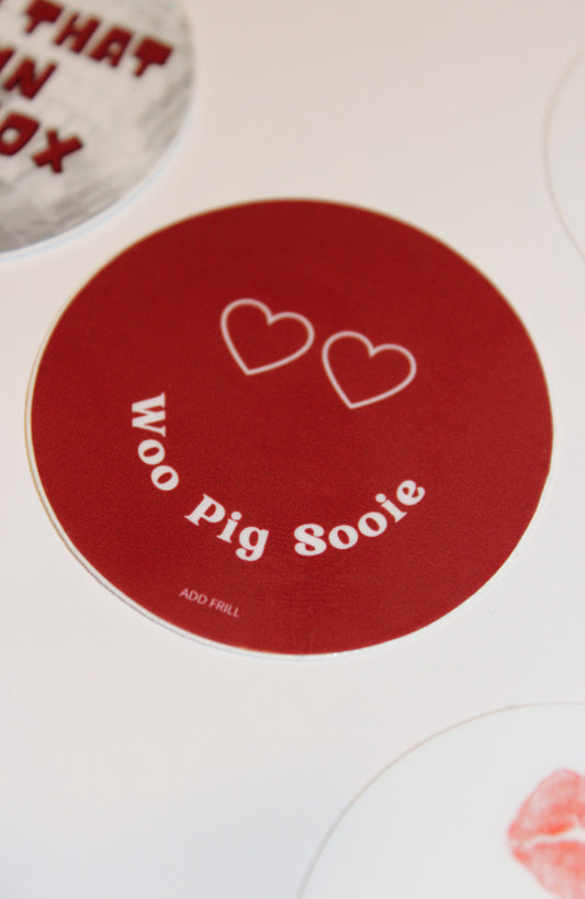 Woo Pig Sooie Game Day Sticker